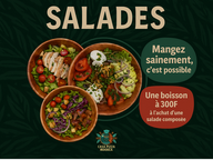 Photo de formule salade boisson